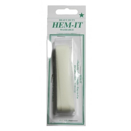 Hemit Iron On Heavy Duty Hemming Tape 4 Mt Card Unit 20
