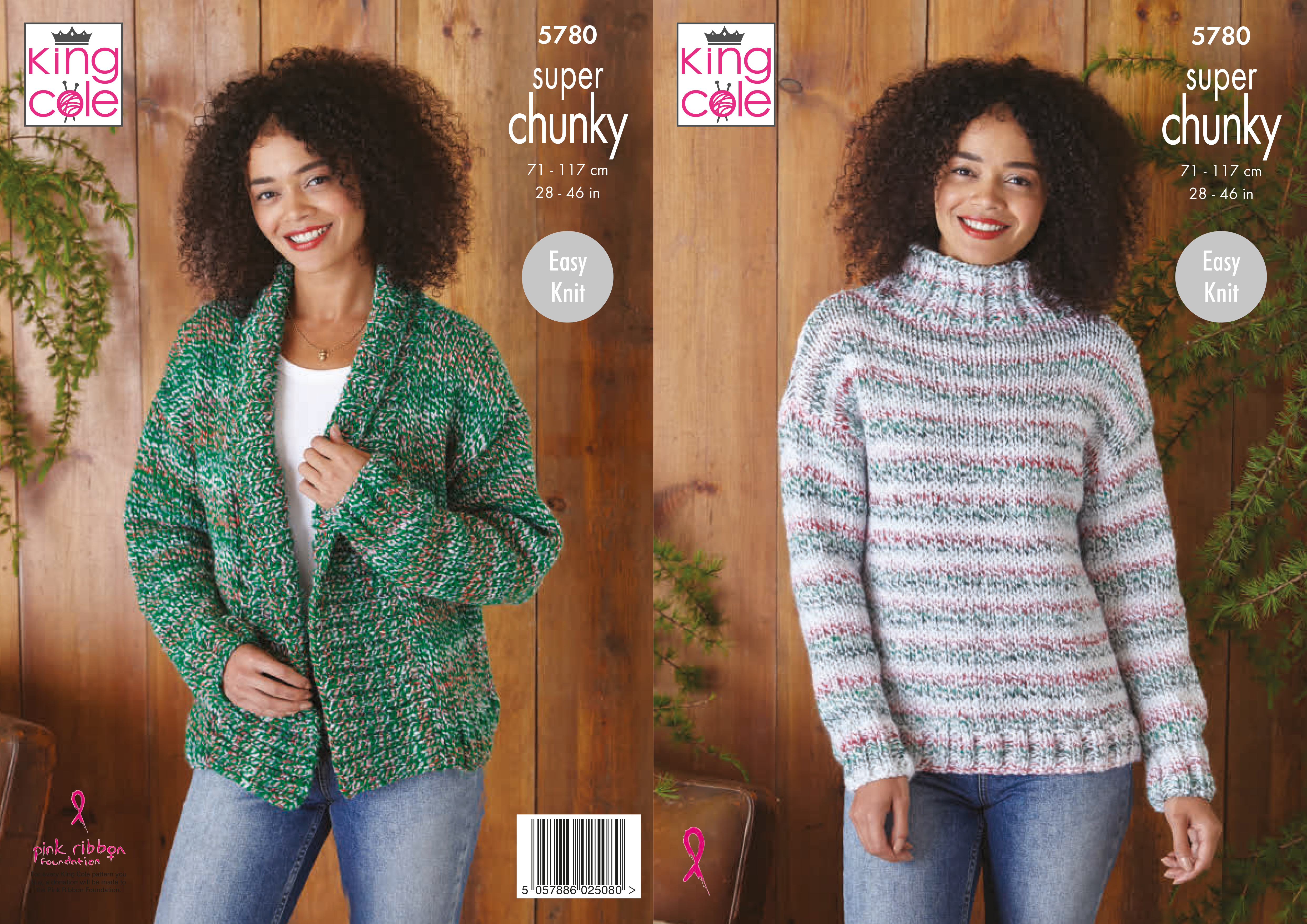 Cardigan & Sweater Knitted in Christmas Super Chunky 5780 X3