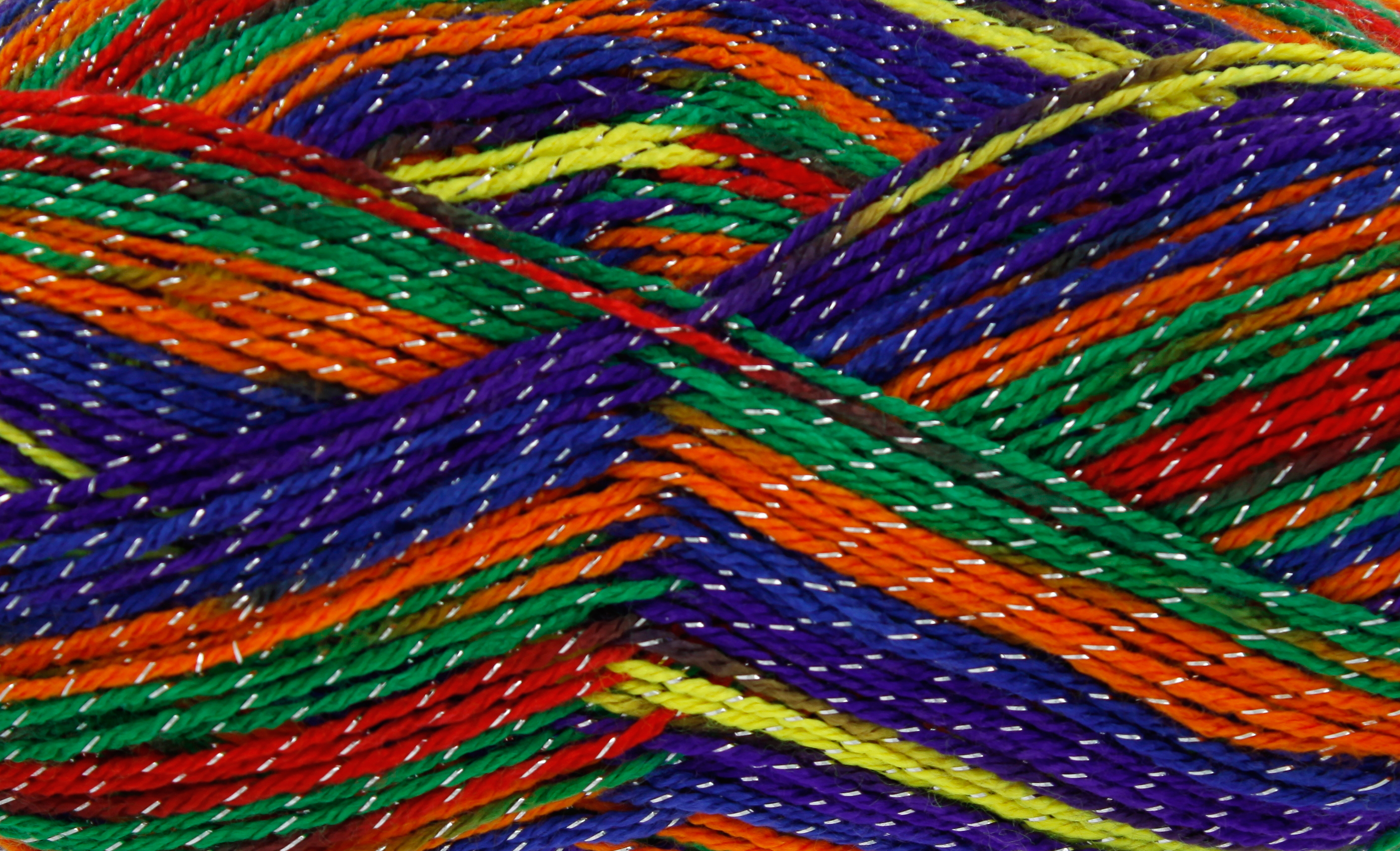 Glitz DK Yarn Rainbow 3224 12x100g Balls