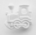 Train Button-White x10