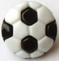 Football Button x100 Black & White Size 24L
