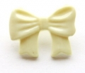 Bow Button-Cream x10