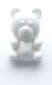 Koala Bear Button-White x10