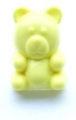 Koala Bear Button-Yellow x10