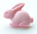 Rabbit Button-Baby Pink x10