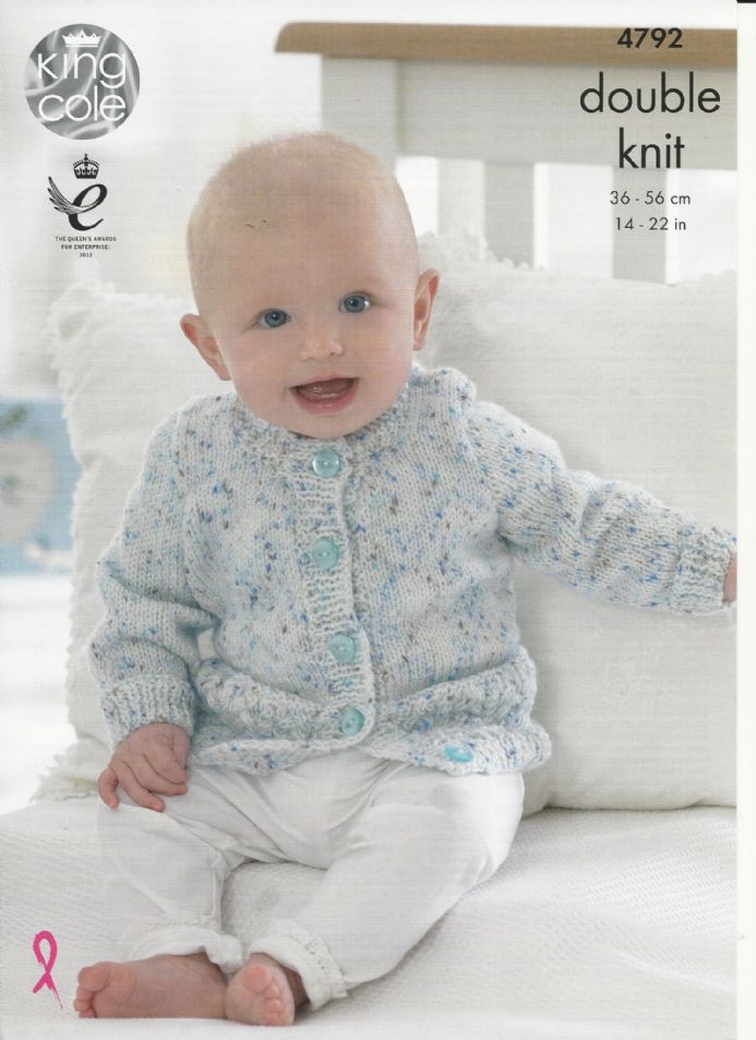 King Cole Babies Sweaters & Cardigan Smarty DK 4792