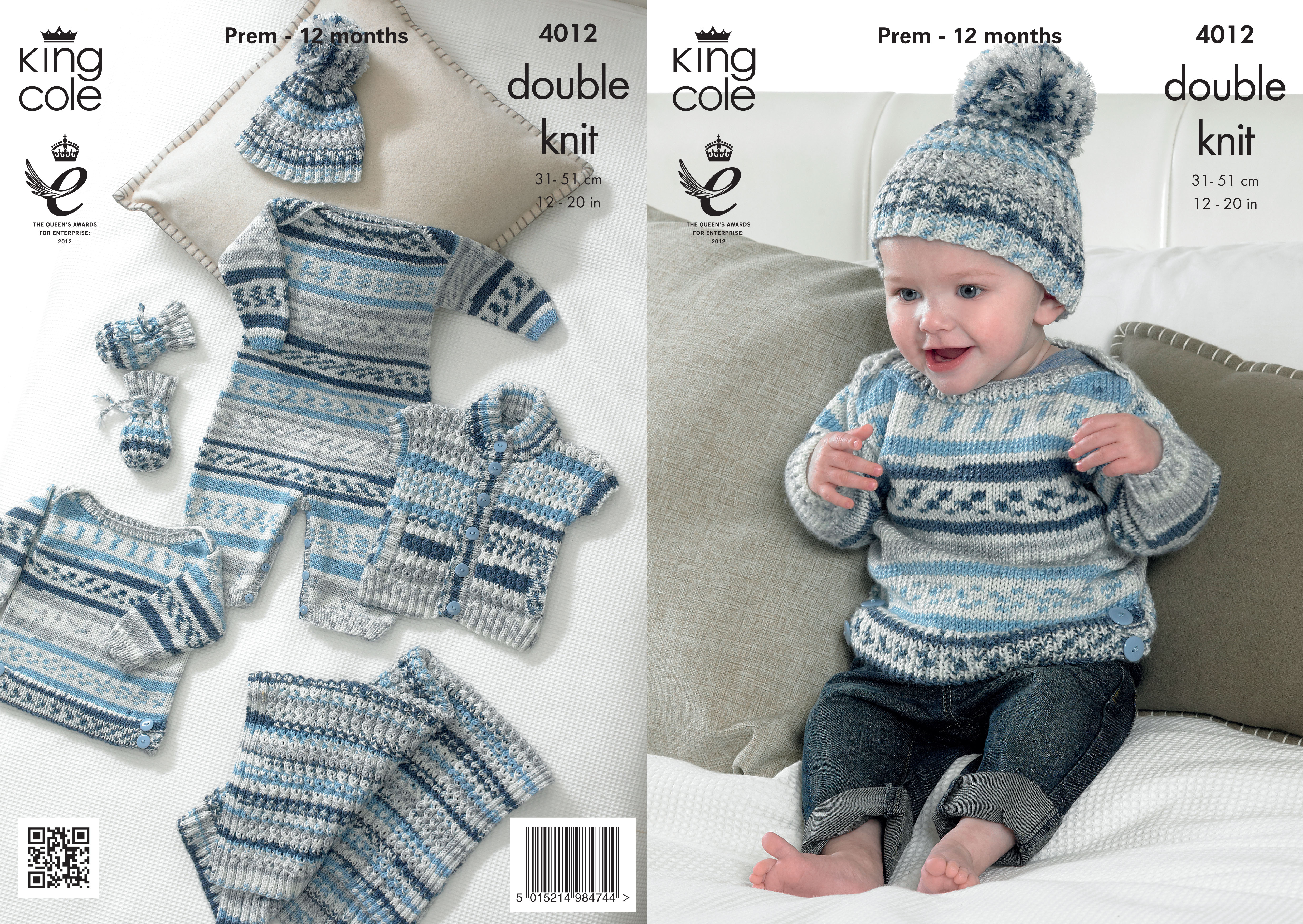 King Cole Pattern 4012 x3 - Click Image to Close