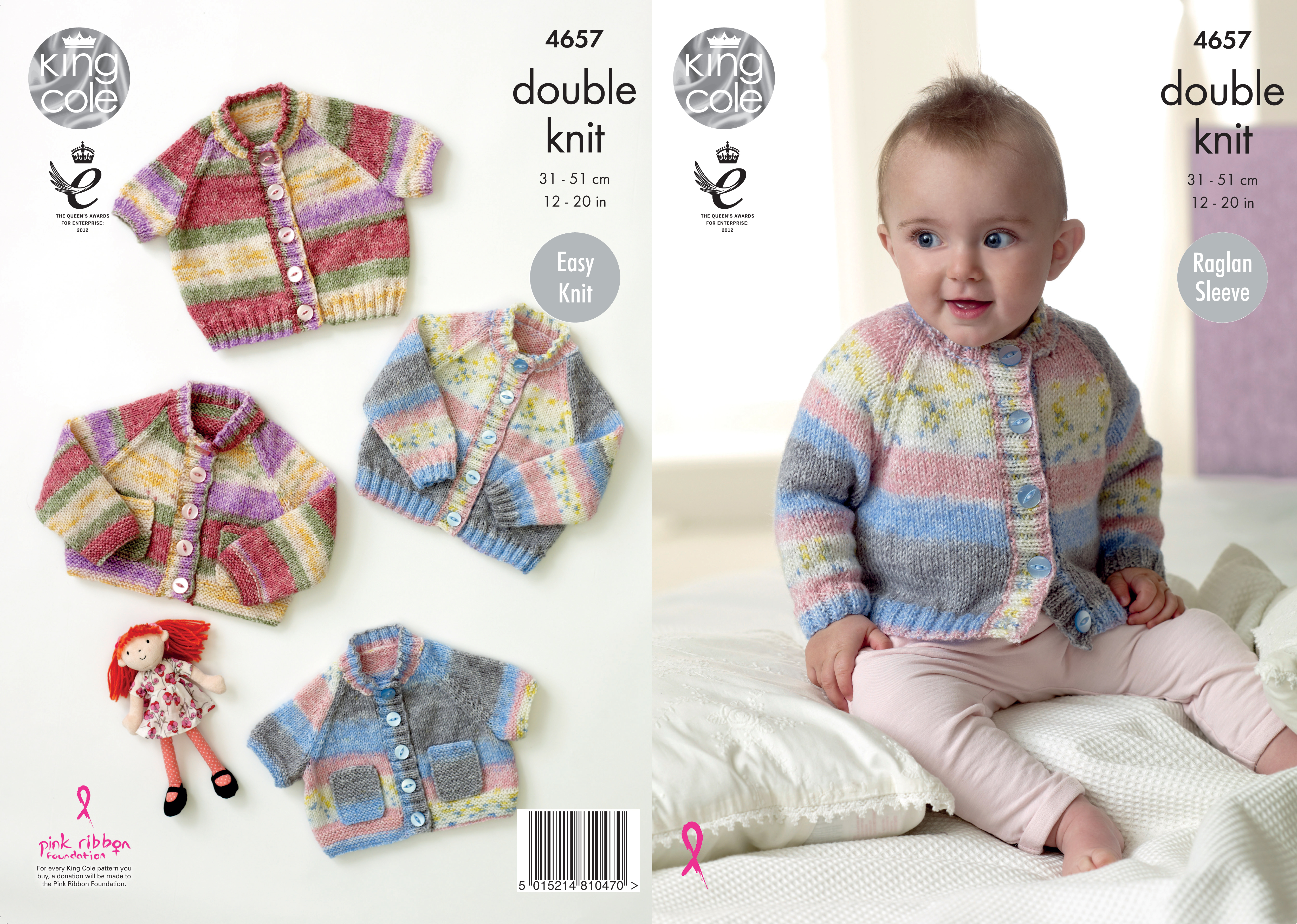Cardigans Knitted with Splash DK 4657 x3 - Click Image to Close
