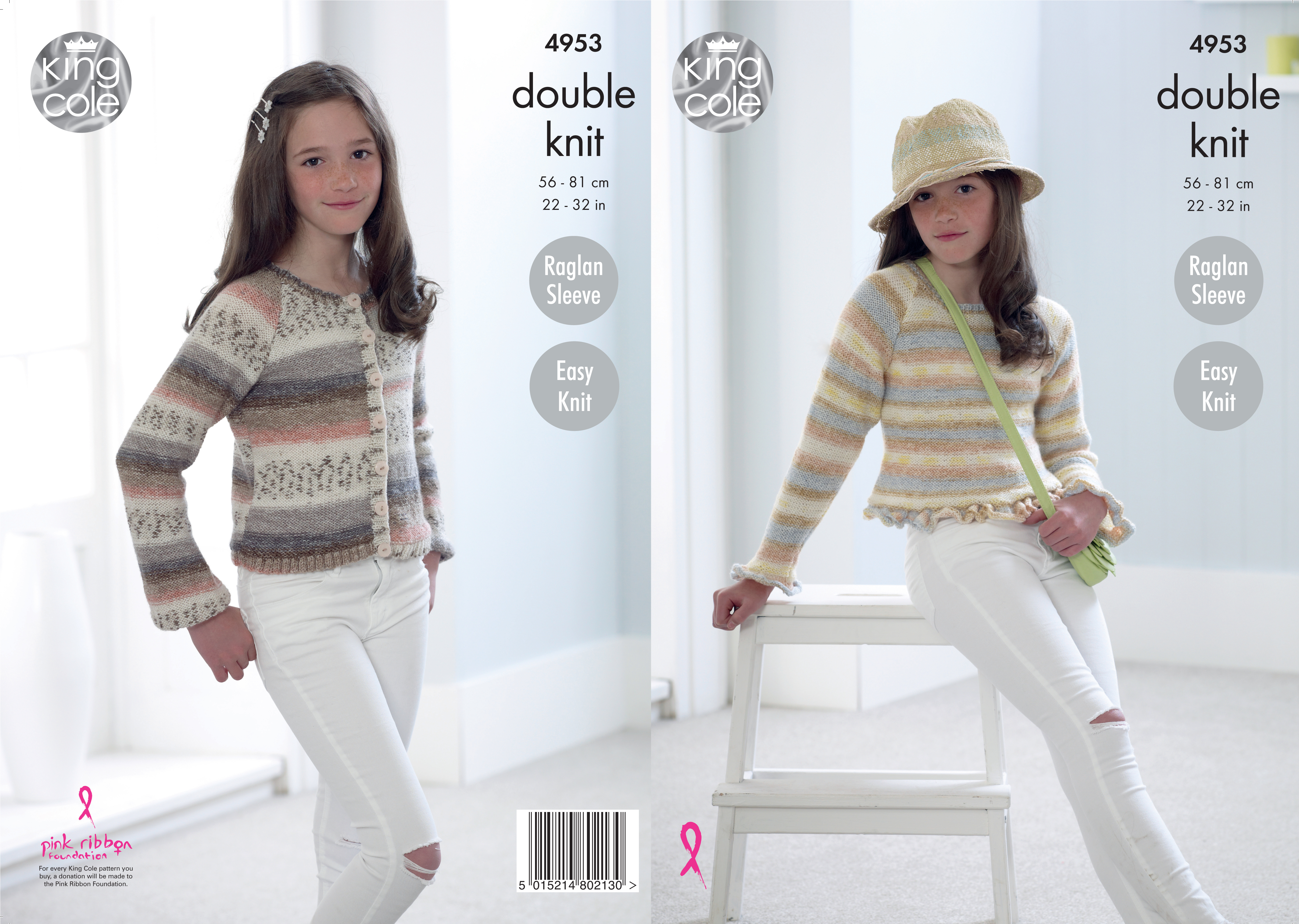 Cardigan & Sweater Knitted in Splash DK 4953 x3 - Click Image to Close