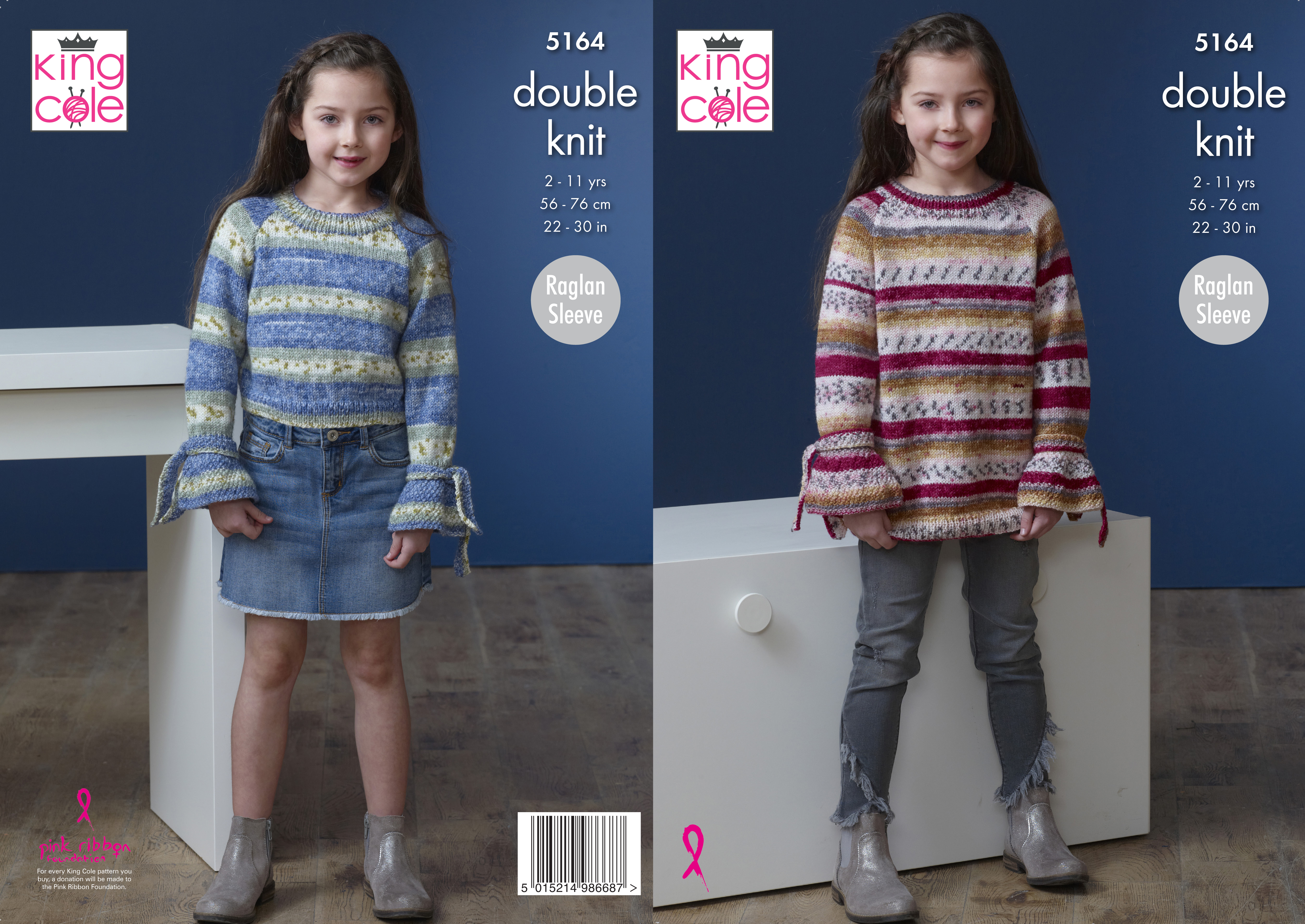 Sweater & Dress Knitted in Splash DK 5164 x3 - Click Image to Close