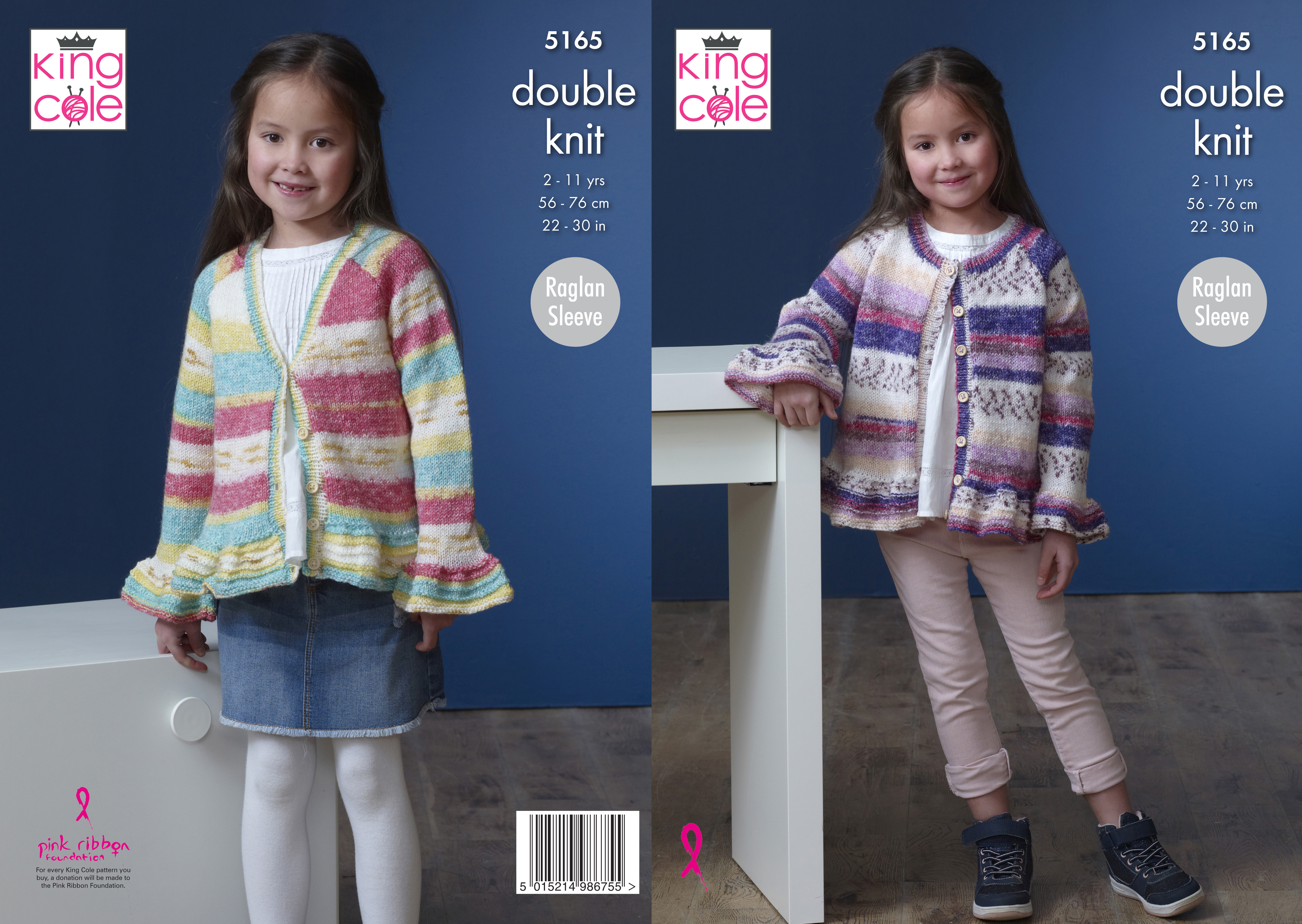 Cardigans Knitted in Splash DK 5165 x3 - Click Image to Close