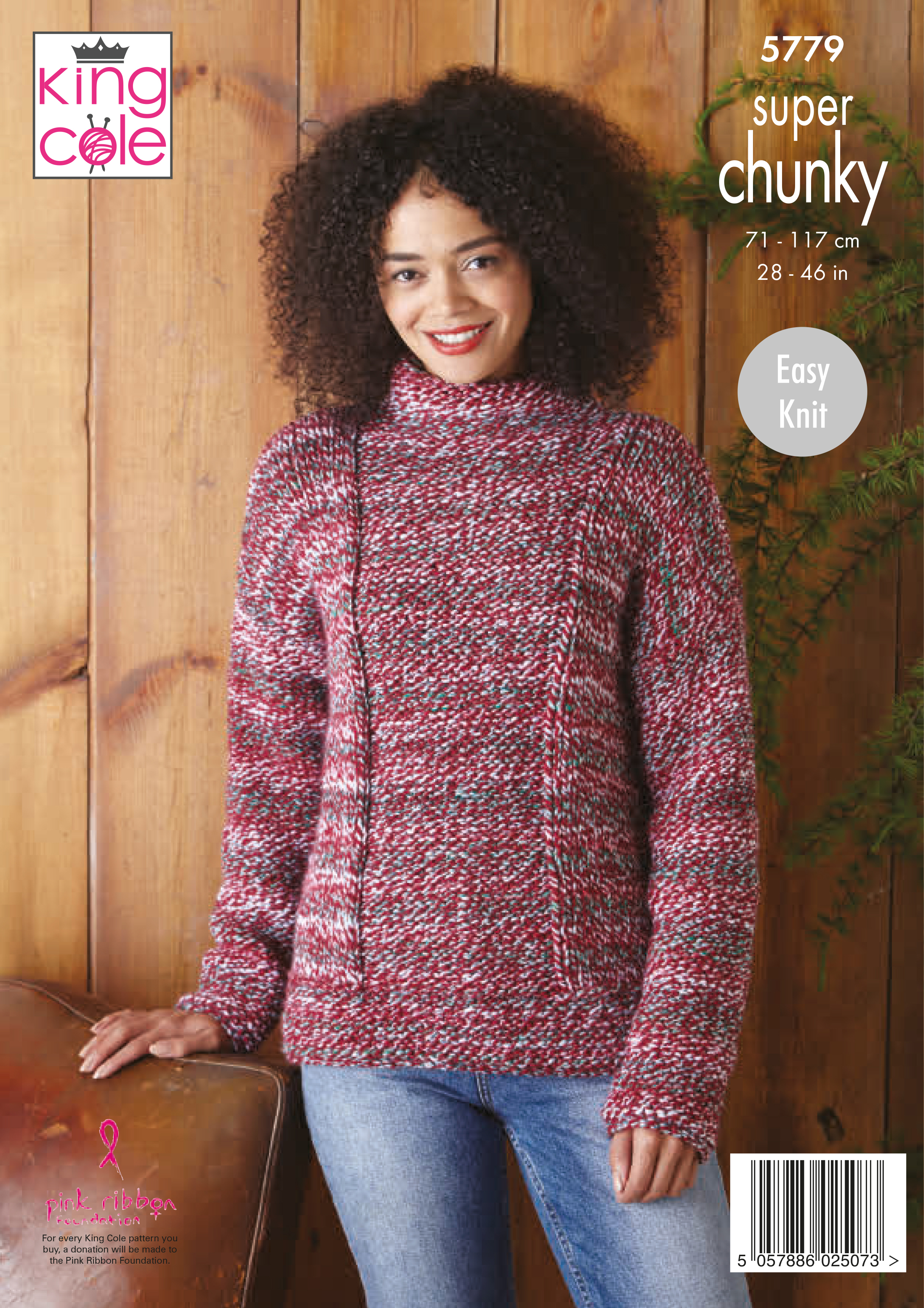 Jacket & Sweater Knitted in Christmas Super Chunky 5779 x3 - Click Image to Close