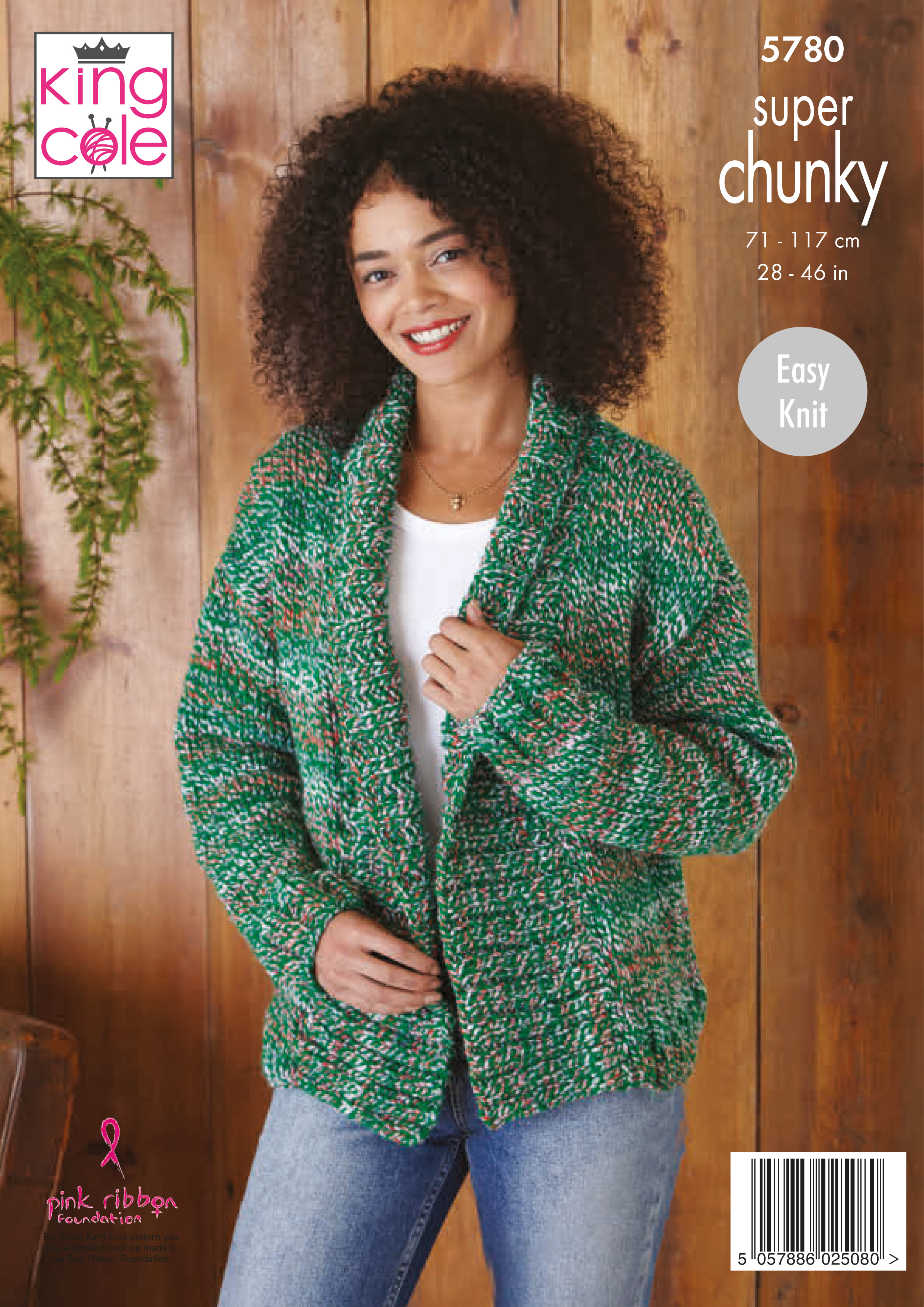 Cardigan & Sweater Knitted in Christmas Super Chunky 5780 X3 - Click Image to Close