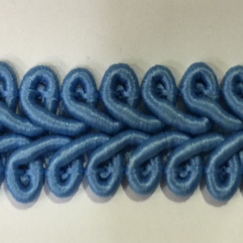 Swirl Braid 10 Mtr Card Blue - Click Image to Close