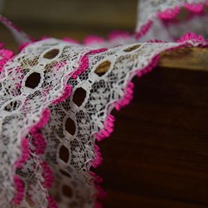 Knitting In Lace 50 Mtr Card Cerise KL63513 - Click Image to Close