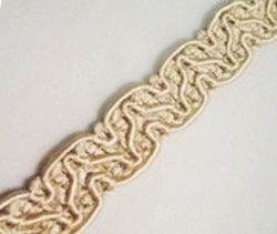 Furnishing Braid 25 Mtr Card Beige - Click Image to Close
