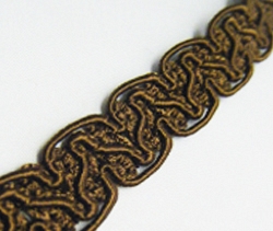 Furnishing Braid 25 Mtr Card Brown - Click Image to Close