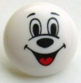 Children's Shank Character Button-Casper x10 - Click Image to Close