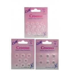 Croesus Plastic Snap Fastners Box Of 10 - Click Image to Close