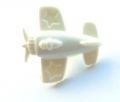 Aeroplane Button-Cream x10 - Click Image to Close