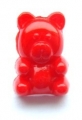 Koala Bear Button-Red x10 - Click Image to Close