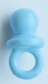 Dummy Button-Baby Blue x10 - Click Image to Close