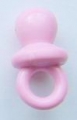 Dummy Button-Baby Pink x10 - Click Image to Close
