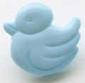 Duck Button-Baby Blue Size 22L x10 - Click Image to Close