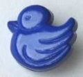 Duck Button-Royal Blue Size 22L x10 - Click Image to Close