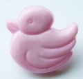 Duck Button-Baby Pink Size 22L x10 - Click Image to Close