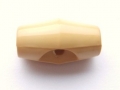 19mm Toggle Button x5 Tan - Click Image to Close