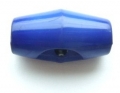 19mm Toggle Button x5 Royal Blue - Click Image to Close