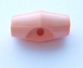 19mm Toggle Button x5 Peach - Click Image to Close