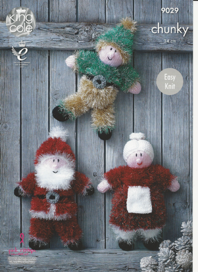 King Cole Tinsel Chunky Xmas Toys 9029 - Click Image to Close