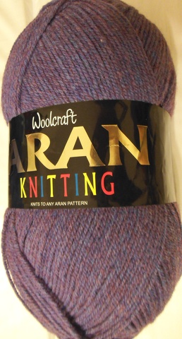Aran Yarn 25% Wool 400g Balls x2 Wayfarer 829 - Click Image to Close